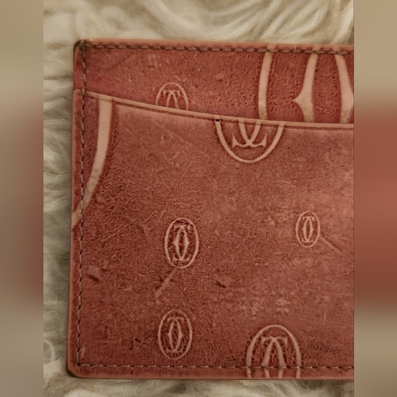 Cartier Pink Patent Leather Happy Birthday Card Holder - Picture 11 of 13